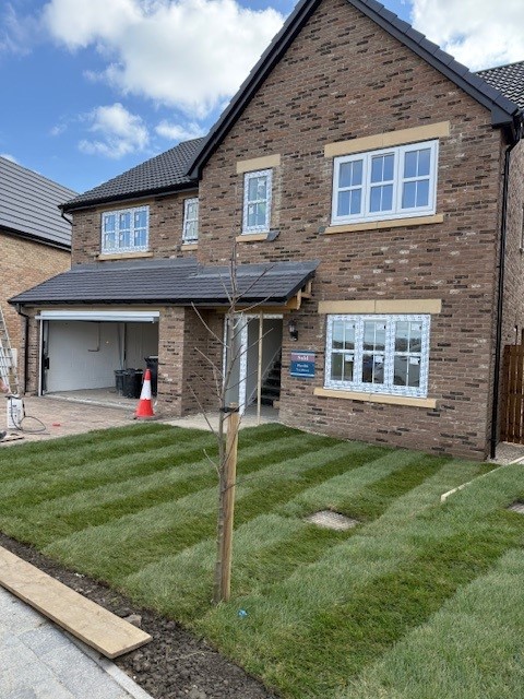 New home frontage